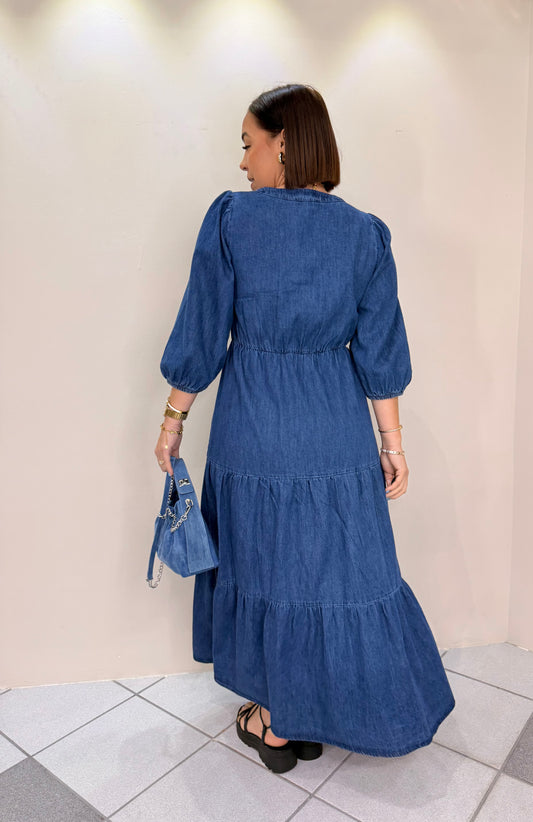 MELANIE DENIM DRESS