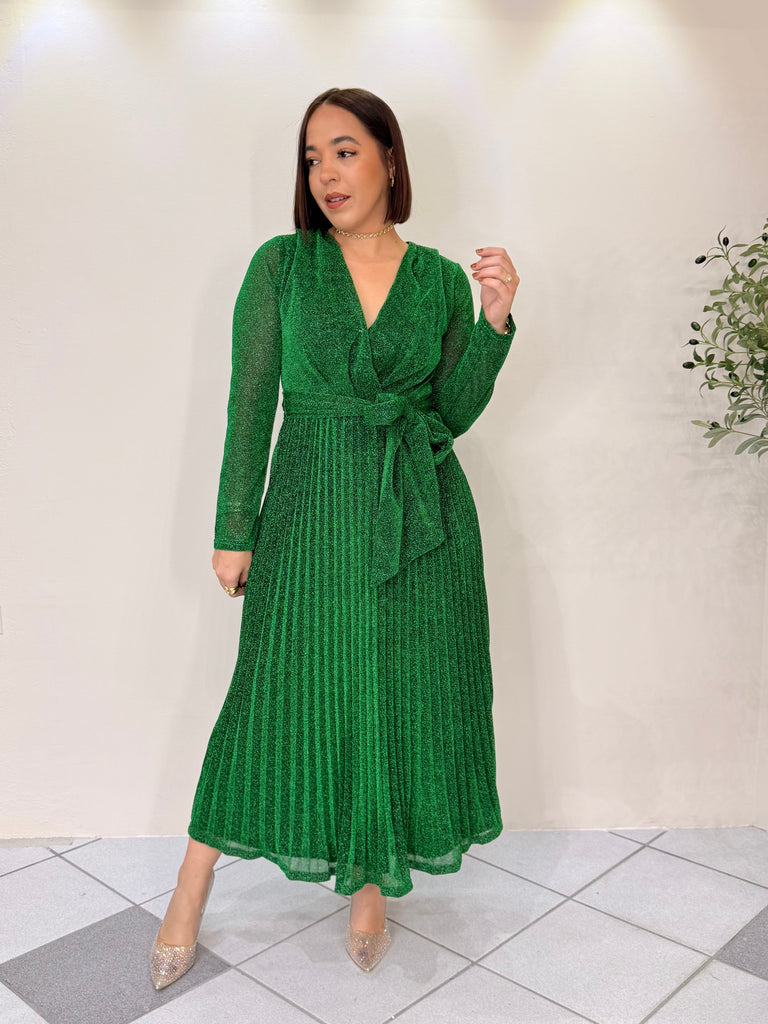 LAISHA” GREEN DRESS
