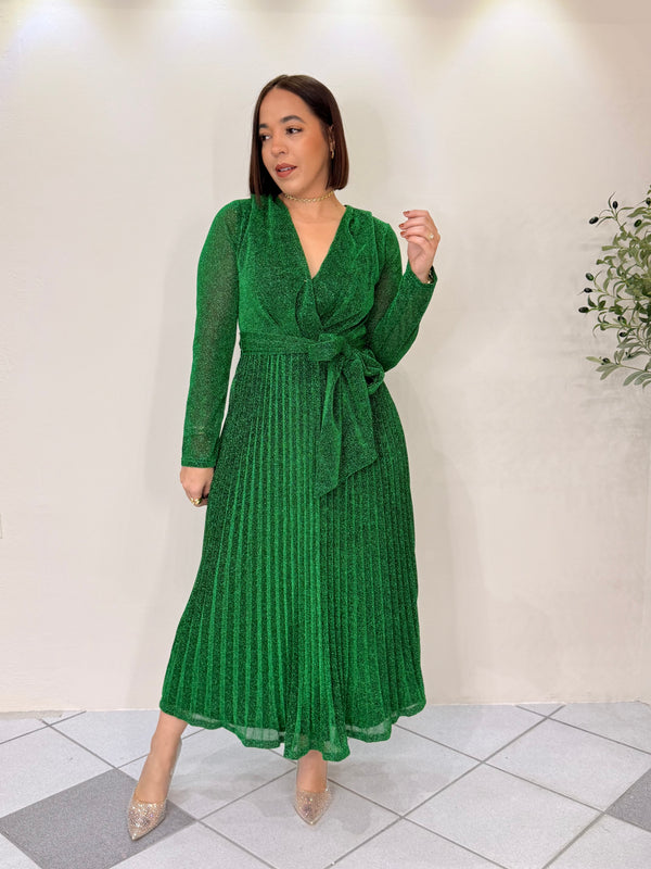LAISHA” GREEN DRESS
