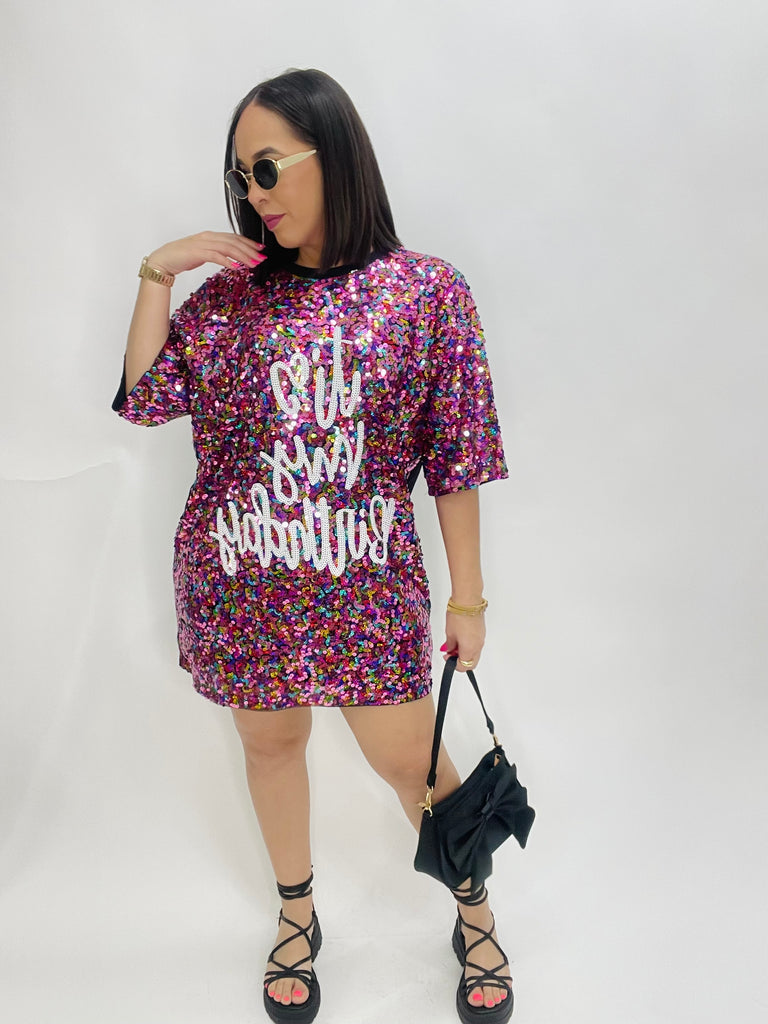 IT’S MY BIRTHDAY DRESS ONE SIZE