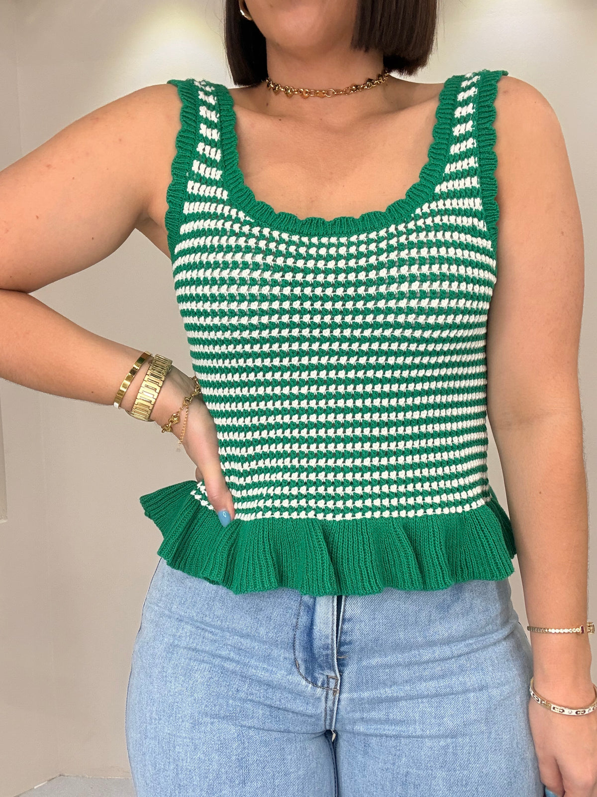 CROCHET TOP VERDE