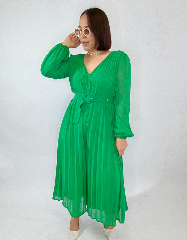 GREEN JUMPSUIT