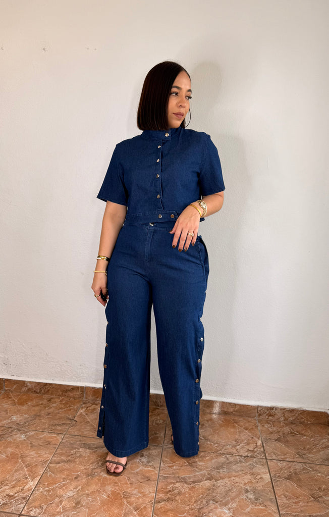 LIA" DENIM SET DOS PIEZAS