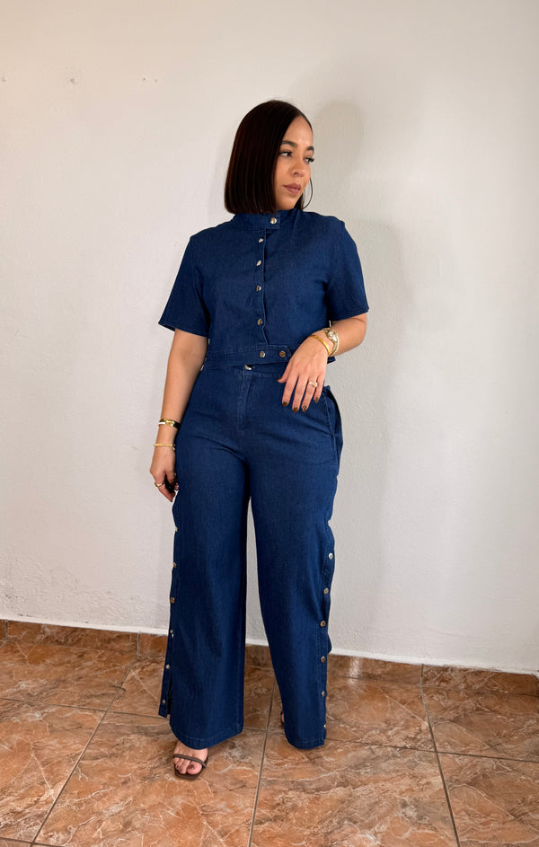 LIA" DENIM SET DOS PIEZAS