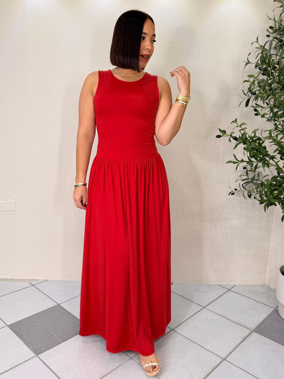 TATIANA RED DRESS