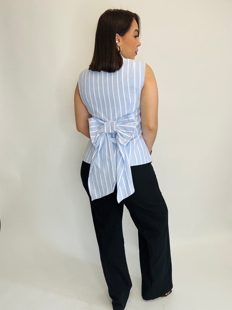 BLUE CHIC TOP VEST