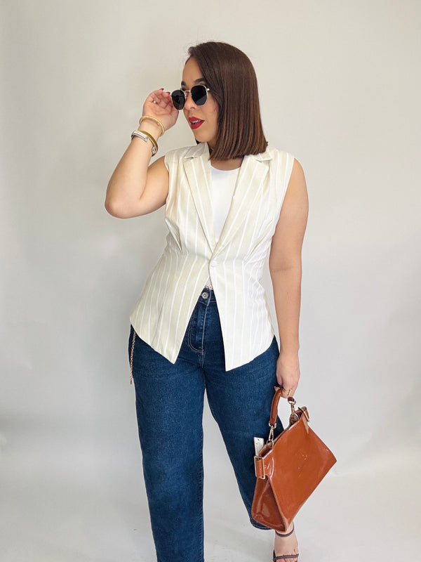 CREMA CHIC TOP VEST