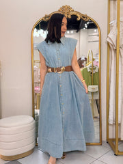 CATALINA" LIGHT DENIM DRESS