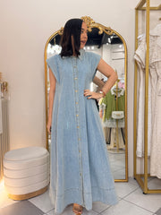 CATALINA" LIGHT DENIM DRESS