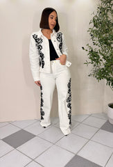 NOIR  WIDE LEG PANTS