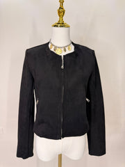 BLACK  JACKET SUEDE