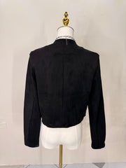 BLACK  JACKET SUEDE