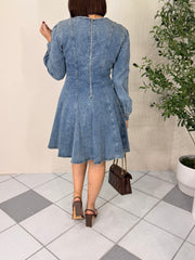 NAILA, DENIM DRESS