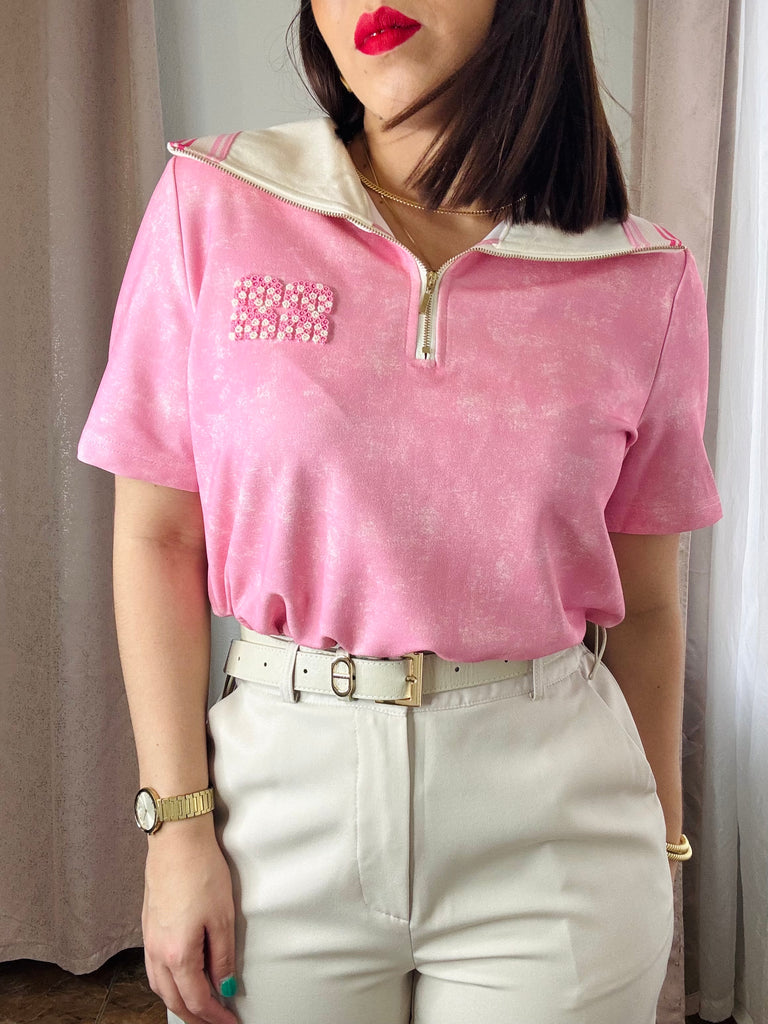 ALANNA” PINK TOP