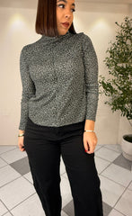 TOP DE CUELLO" LEOPARDO GRIS