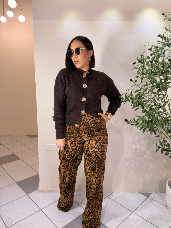 KIARA¨PANTALON LEOPARDO