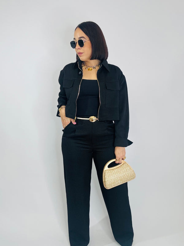 EMILIA¨BLACK SET DOS PIEZAS
