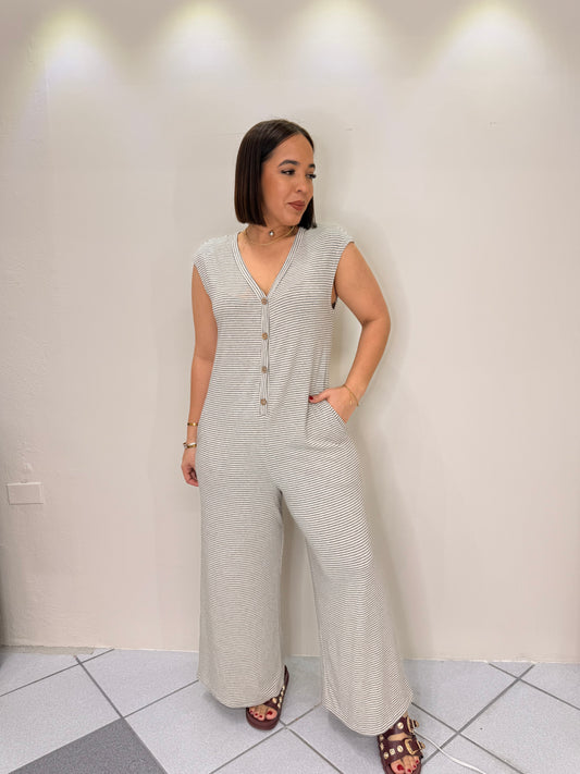 MICHELLE BEIGE JUMPSUIT