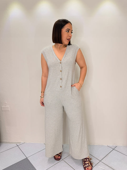 MICHELLE BEIGE JUMPSUIT