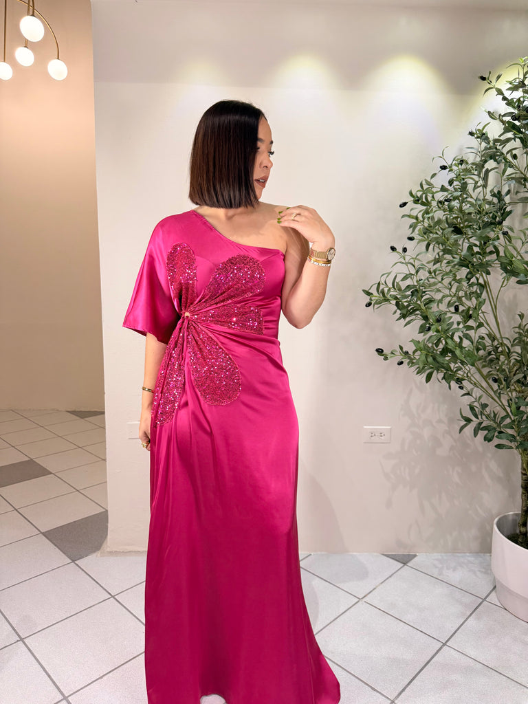 FLORY¨MAGENTA MAXI DRESS