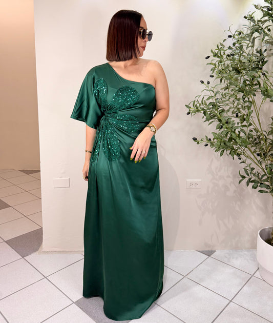 FLORY¨GREEN MAXI DRESS