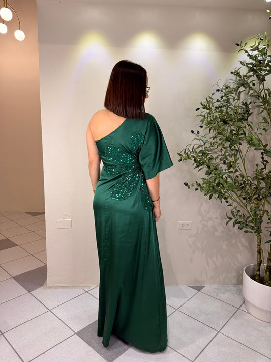 FLORY¨GREEN MAXI DRESS