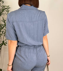 GREY - ROMPER
