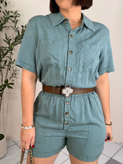 SAGE GREEN  - ROMPER