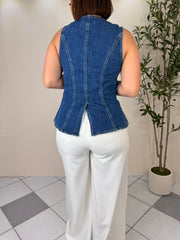 TAMARA- DENIM TOP
