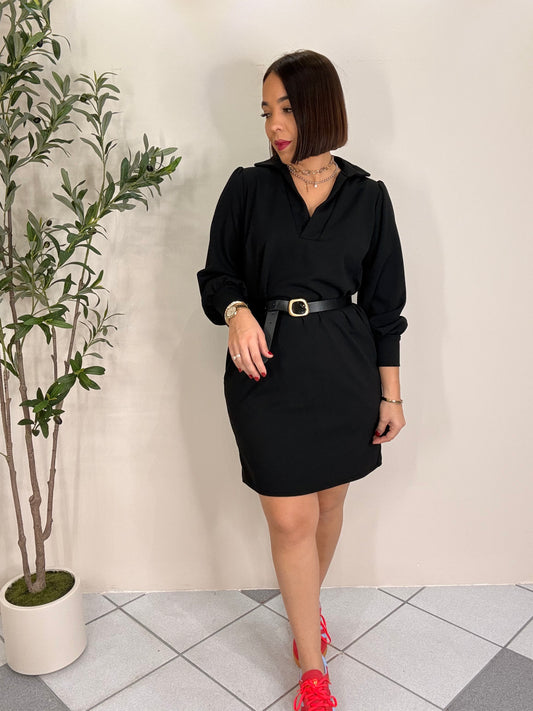 DANIELA” BLACK DRESS