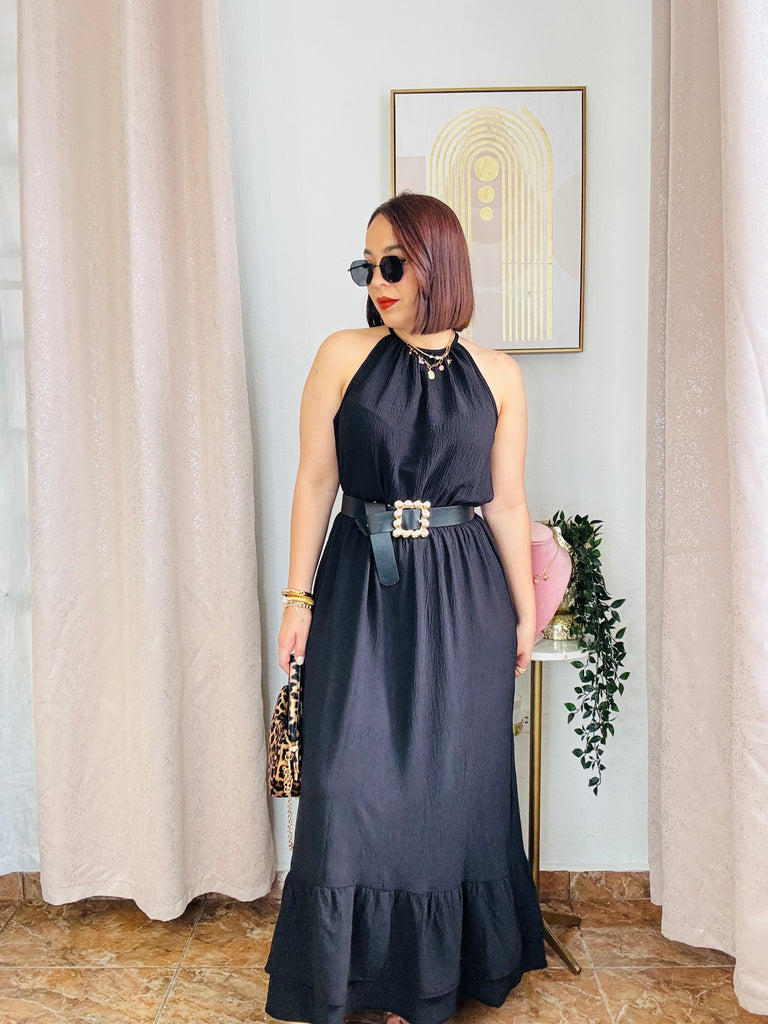 AMIRA” BLACK DRESS
