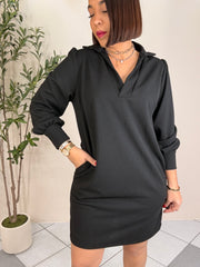 DANIELA” BLACK DRESS