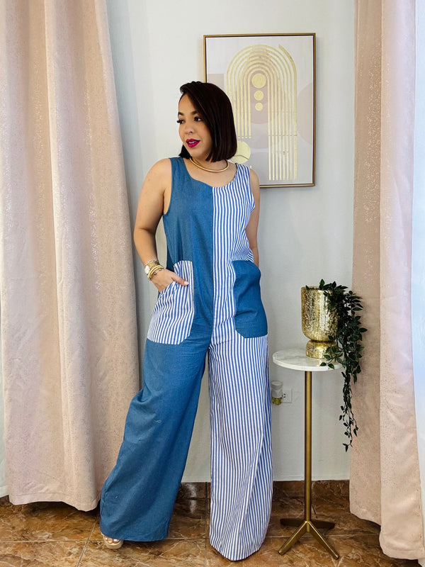 GALILEA BLUE JUMSUIT