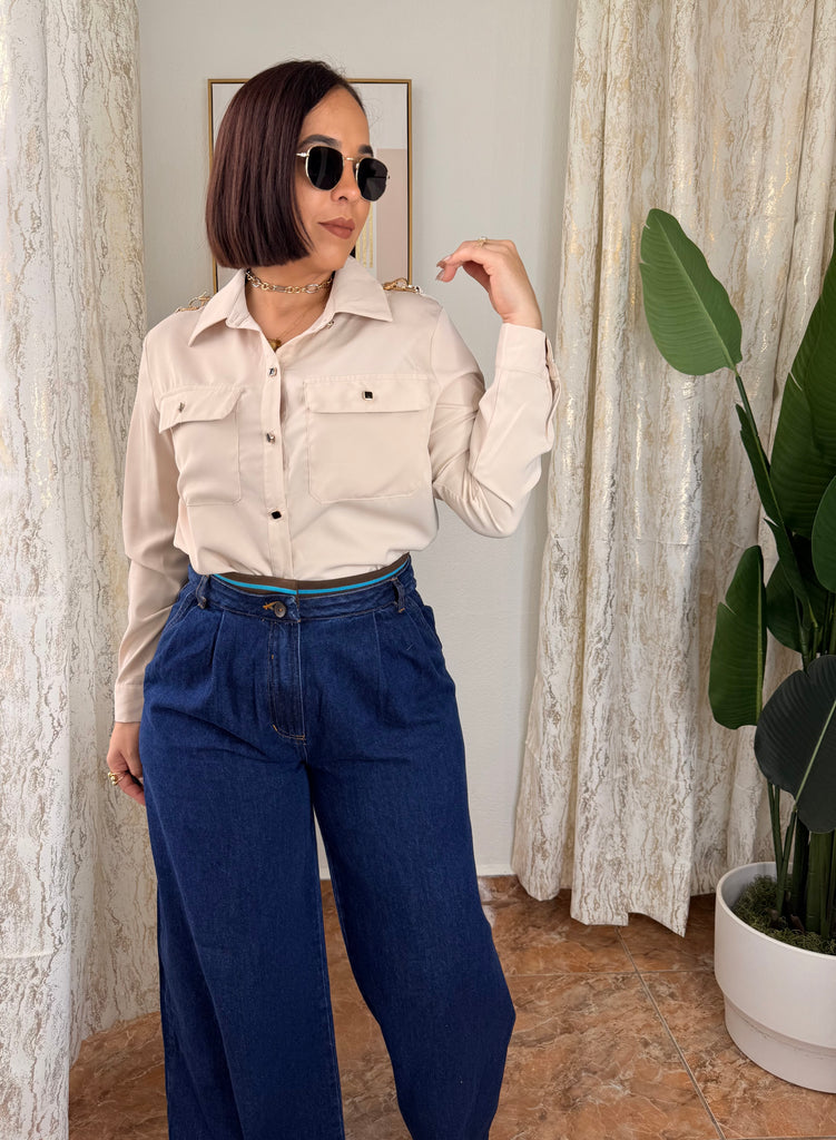 BEIGE TOP