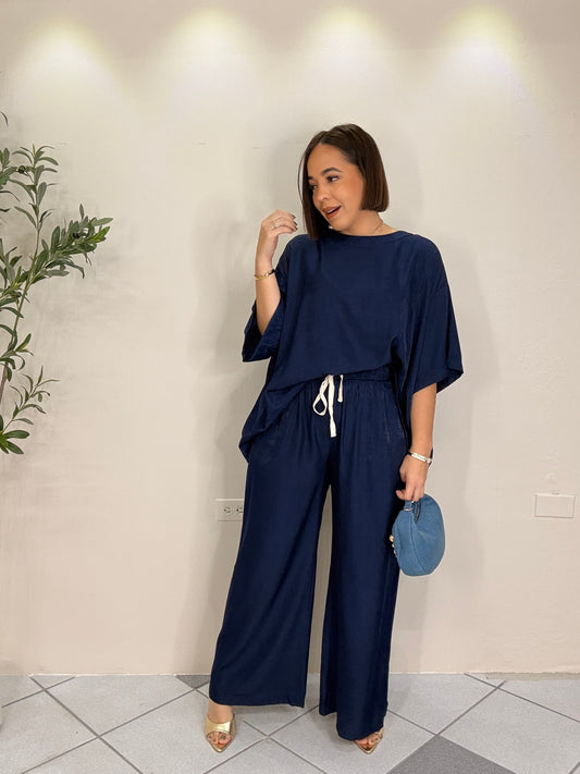 ISABELA"  BLUE  SET DOS PIEZAS