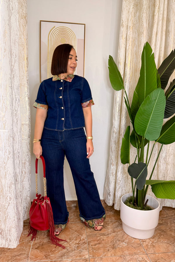 TRACY" DENIM SET DOS PIEZAS