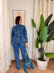 ROXANA" DENIM SET DOS PIEZAD