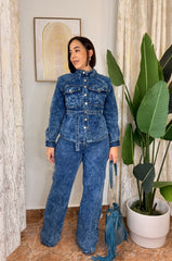 ROXANA" DENIM SET DOS PIEZAD