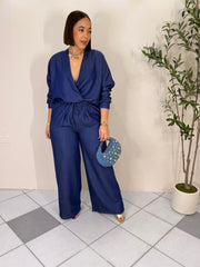 ALANNA" BLUE SET DOS PIEZA