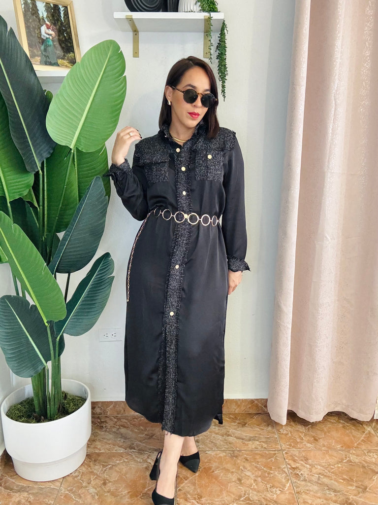 REBECA” BLACK DRESS