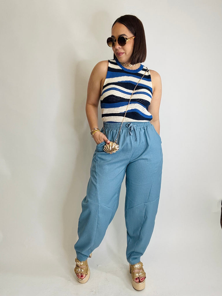 BARREL BLUE  PANT